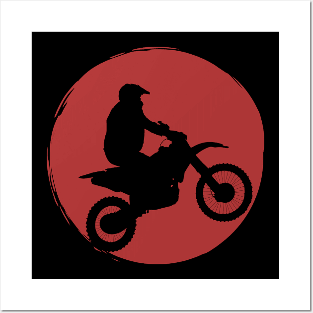 Dirt Bike Racer Wall Art by Abeer Ahmad